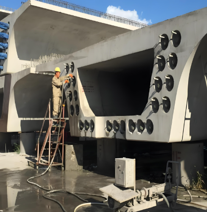 东西湖压浆料施工流程及注意事项